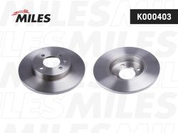 K000403 Диск тормозной VW GOLF III 91-97/PASSAT 88-97/VENTO передний не вент.D 256мм.