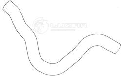 LUZAR LPK 0512 Патрубок охл. для а/м Chevrolet Cruze (09-) 1.6i нижн. (EPDM, 1 шт.)