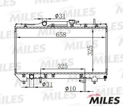 Радиатор TOYOTA CARINA E 1.6/1.8 93-98 паяный acrb222