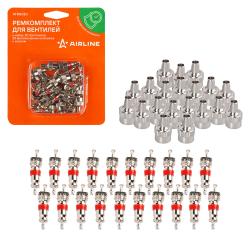 Ремкомплект для вентилей (20 золотников, 20 металл. колп. С ключом) в блистере (ATRS020)