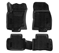 AIRLINE ACM-PS-50 Ковры для Nissan X-Trail (T32) (14-), 4 шт., выс. борт, 3D с подпятником, ТЭП, черн.