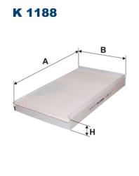 Фильтр салона MB VITO/VIANO 03- K 1188