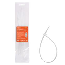 AIRLINE ACT-N-07 Стяжки (хомуты) кабельные 3,6*250 мм, пластиковые, белые, 10 шт.