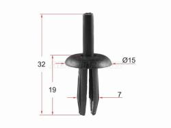 Клипса обшивки FORD (1 шт.)