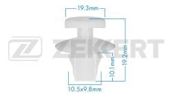 Клипса крепёжная Nissan (миним. кол-во заказа 10 шт) be-3599