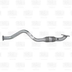 Труба приёмная для а/м Chevrolet Aveo (02-) 1.4i с гофр. и отв. под датч. (алюм. сталь) (ERP 0514)