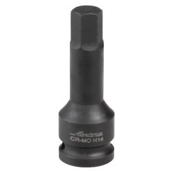 AIRLINE ATAS011 Головка ударная торцевая 1/2" DR внешний шестигранник H14 L=78 мм