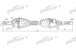 PDS0166 Полуось