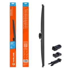Щетка стеклоочистителя зимняя 500мм (20") 4 адаптера (AWB-W-510)