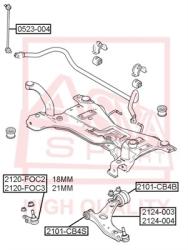 Тяга стабилизатора передняя MAZDA MAZDA : 3MAZDA 3 BK 2003-MAZDA 5 CR 2005- 0523-004