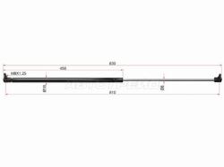 Амортизатор капота Mercedes-Benz G-Class 89-18 (Справа=Слева)