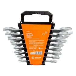 Набор ключей рожковых PRO 8 пр. (8х10-22х24мм) пласт держат. (AT-8-49)