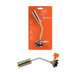 Горелка газовая на цанговый баллон, ручной поджиг, 20*6,8*4 см (AGT-01)