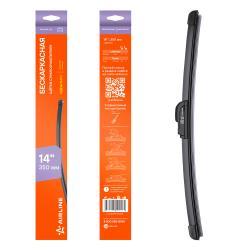 Щетка стеклоочистителя бескаркас 350мм (14") 1 адаптер (Hook 9x3, 9x4 - Крючок 9x3, 9x4) (AWB-BKP-360)