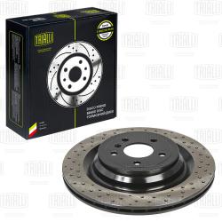 Диск торм. для а/м Mercedes GLE (W166) (15-)/M (W166) (11-) зад. d=345 (перф.) (DF 190418)