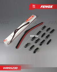 WB55230 Щётка с/о 550мм 22"" Бескаркасная. Крепление: 14 в 1