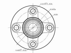 Ступичный узел задн. NISSAN CUBE Z10