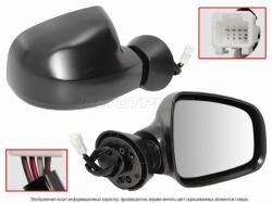 Зеркало Renault Duster 10-21 / Logan 09-16 / Sandero 09-14 / LADA Largus 12-21 (Справа/ Обогрев/ Рег