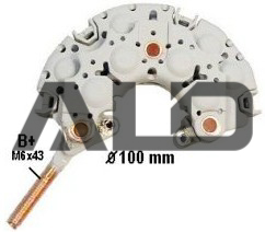 Диодный мост генератора ACURA(86-93) CHEVROLET(88-88) GEO(89-97) HONDA(84-95) HONDA: (84-93 XNR10003