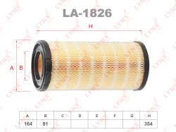 Фильтр воздушный IVECO DAILY III-V 2.2D-3.0D 01-14 la-1826