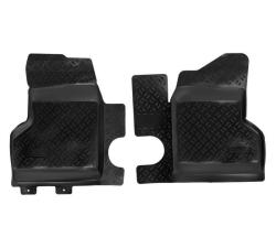 AIRLINE ACM-PS-15 Ковры для ГАЗель Бизнес (2705,3302) (в т.ч. 4X4), (95-), 2 шт., выс. борт, 1й ряд с перемычкой, ТЭП, черн.