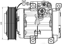 Компрессор кондиц. для а/м Hyundai H-1 Starex (07-) 2.5TD (LCAC 0840)