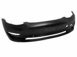 Бампер передний Tesla Model 3 17-23 (Под ПТФ/ Под сонары(парктроники)/ С отверстием под крюк)