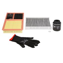 Компл. фильтров для а/м VAG Polo Sedan 1.6i выпуск до 2014/Rapid 1.6i выпуск до 2017 (масл+возд+салон) (CRKIT1006)