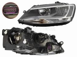 Фара Volkswagen Jetta 10-19 (Слева/ Галоген/ С электрокорректором)