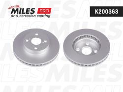 Диск тормозной TOYOTA COROLLA (E12) 06.04>02.07 передний вент. с покрытием K200363