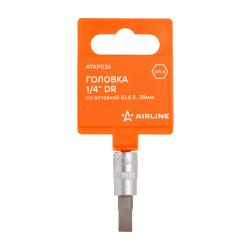 Головка 1/4" со вставкой SL6.5, L=38мм (ATAP026)