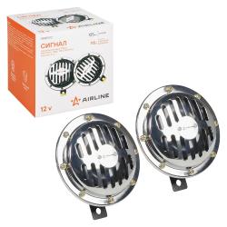 Сигнал звуковой дисковый 125мм 340/420Гц 118дБ 12В LOW/HIGH, кмпл. 2 шт. (AEBE002)