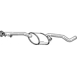 Резонатор OPEL CALIBRA 2.0 90-97 284-403