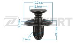 Клипса крепёжная Great Wall Mitsubishi Nissan (миним. кол-во заказа 10 шт) be-3526