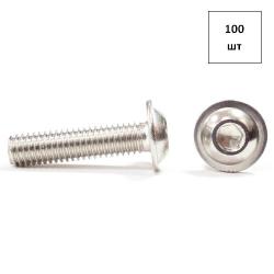 Винт М 4х10 полукр.гол. ISO 7380-2 (SW) A2 100шт FORTLUFT sts032908
