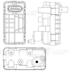 Актуатор турбокомпрессора для а/м Ford Transit (13-) 2.2D E5 (тип GTB1749VK) (LTC 1012e)