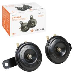 Сигнал звуковой дисковый 72мм 350/420Гц 118дБ 12В LOW/HIGH, кмпл. 2 шт. (AEBE003)