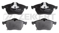 Колодки торм. диск. передн. Opel Astra G 00- Zafira A 01- bs-1381