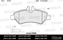 E110306 Колодки тормозные MERCEDES SPRINTER 209-524 06-/VW CRAFTER 06- задн.SemiMetallic