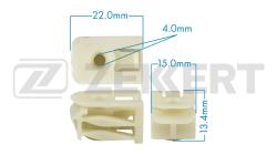 Клипса крепёжная BMW (миним. кол-во заказа 10 шт) be-1200