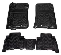 AIRLINE ACM-PS-80 Ковры для Toyota Prado (09-), 4 шт., выс. борт, 3D с подпятником, ТЭП, черн.