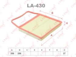 Фильтр воздушный BMW E60/90/81/82/87/88 3.0 06- LA-430