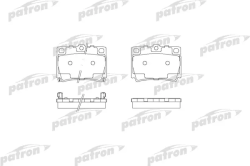 PBP1570 Колодки тормозные дисковые
