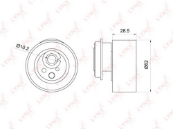 Ролик ремня ГРМ MAZDA 323/KIA SEPHIA/SHUMA 1.5-1.8 YM322060