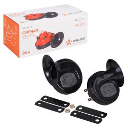 Сигнал звуковой рупорный 90мм 410/510Гц 118дБ 24В LOW/HIGH, кмпл. 2 шт. (AHR-24R-03)