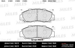 E100218 Колодки тормозные HONDA ACCORD 91-98/CR-V 95-02 передние SemiMetallic
