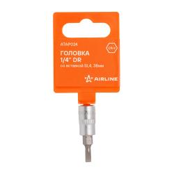 Головка 1/4" со вставкой SL4, L=38мм (ATAP024)
