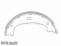 Колодки тормозные барабанные (Сзади) BMW 1-Series 04-19 / 3-Series 98-19