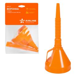 Воронка D-135мм с гибким носиком, L=350мм, латунная сетка, пакет с навершием (APF-07)