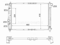Радиатор Chevrolet Aveo 02-11 / Daewoo Kalos 02-08